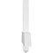 Ekena Millwork Eugene Architectural Grade PVC Gable Bracket, 72"W x 15"H x 2"D x 4"F, 5/12 Pitch GBP072X15X0204EUG00 - alternate 3